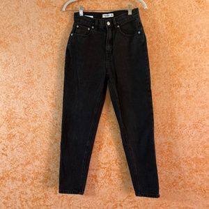 PULL&BEAR Black Mom Jeans size 2